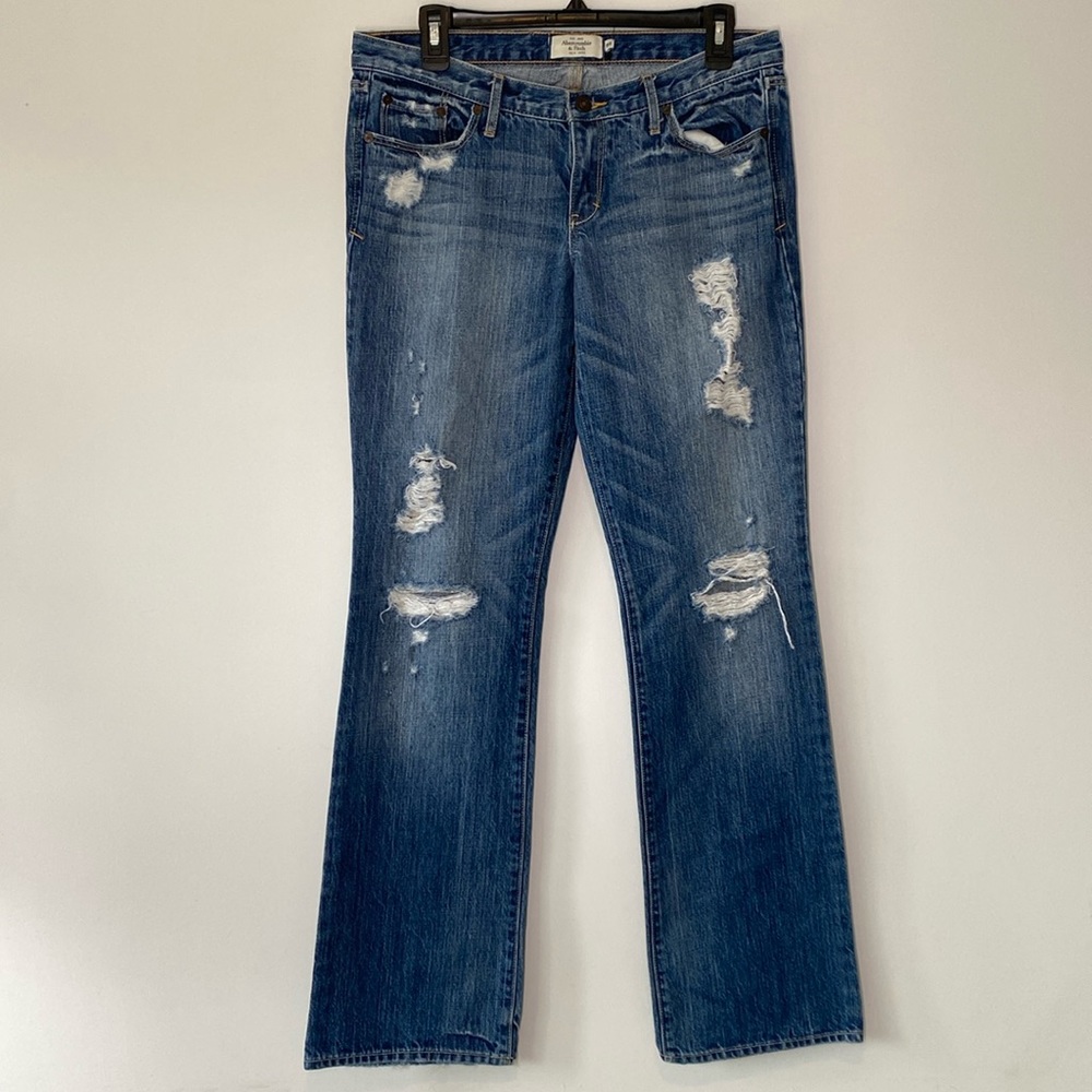 Abercrombie & Fitch Blue Flare Jeans